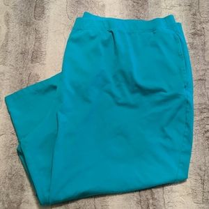 Blue capri pants